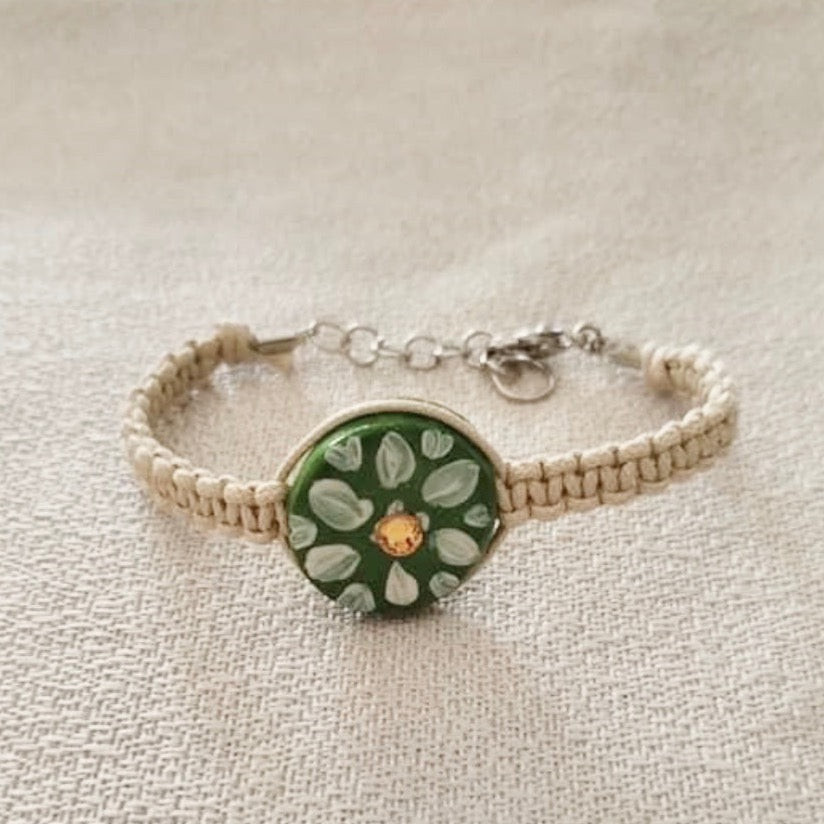 Bracciale verde pistacchio